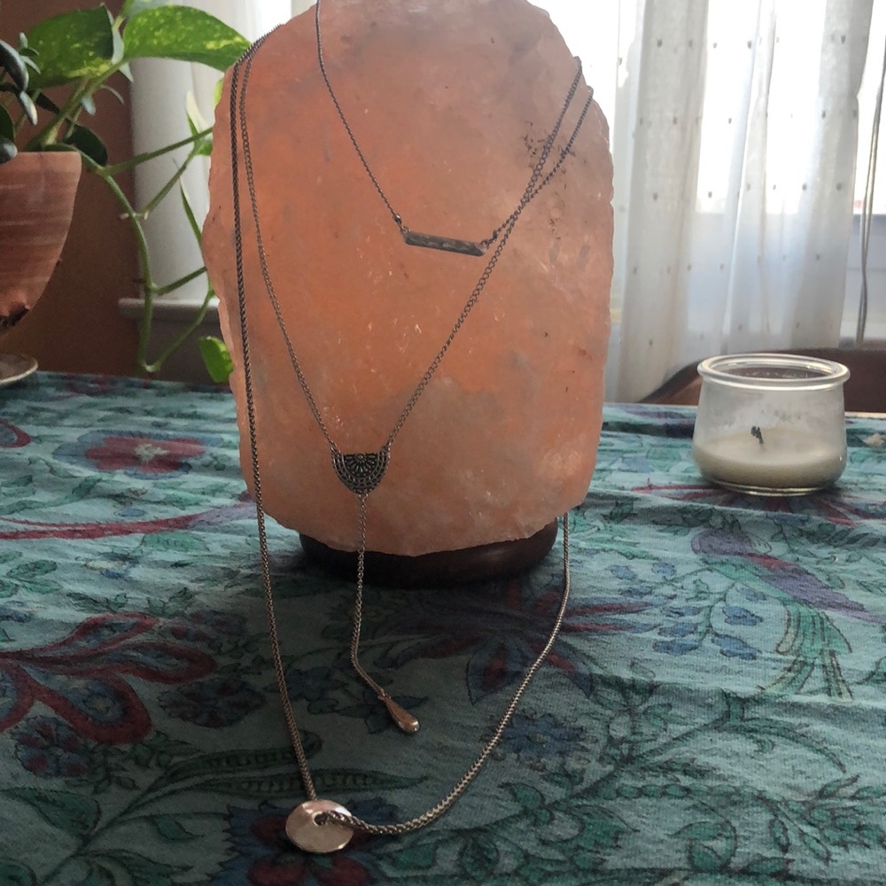Silver 3-Strand necklace